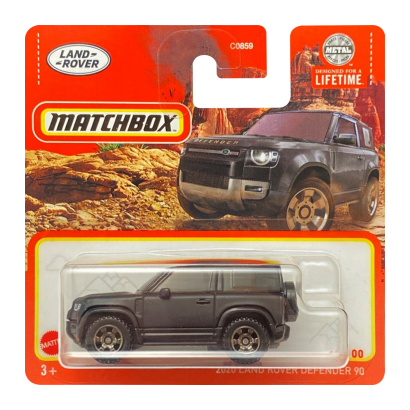 Машинка Большой Город Matchbox 2020 Land Rover Defender Off-Road 1:64 HVP11 Black - Retromagaz