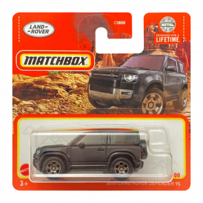 Машинка Большой Город Matchbox 2020 Land Rover Defender Off-Road 1:64 HVP11 Black - Retromagaz