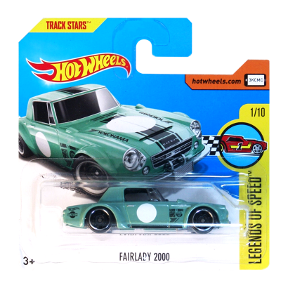 Машинка Базовая Hot Wheels Fairlady 2000 Legends of Speed 1:64 DVB14 Green - Retromagaz