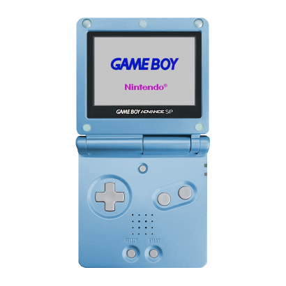 Консоль Nintendo Game Boy Advance SP AGS-001 Pearl Blue Б/У - Retromagaz