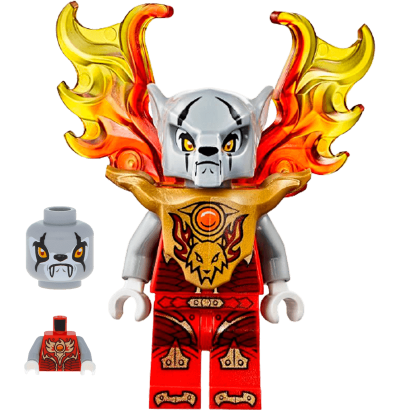 Фигурка Lego Wolf Tribe Worriz Legends of Chima loc129 Б/У - Retromagaz