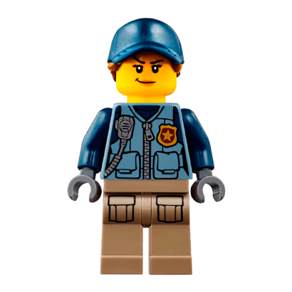 Фігурка Lego Police 973pb3010 Mountain Officer Female City cty0869 Б/У - Retromagaz