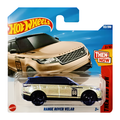 Машинка Базова Hot Wheels Range Rover Velar Then and Now 1:64 HYY63 Gold - Retromagaz