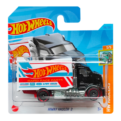 Машинка Базовая Hot Wheels Hiway Hauler 2 Haulers 1:64 HKH27 Black - Retromagaz