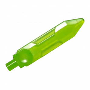 Оружие Lego Меч 2шт Blade with Bar 23860 6301802 Trans-Bright Green Б/У - Retromagaz