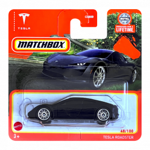 Машинка Велике Місто Matchbox Tesla Roadster Highway 1:64 HVP07 Black - Retromagaz