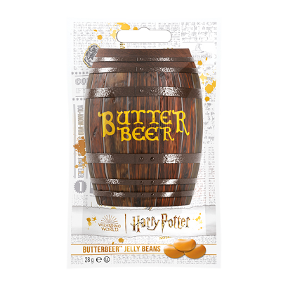 Цукерки Жувальні Jelly Belly Butterbeer Jelly Beans Harry Potter 28g - Retromagaz