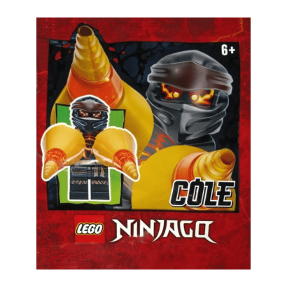 Конструктор Lego Фигурка Cole Foil Pack #8 Spinjitzu Burst Ninjago 892071 njo612 Новый - Retromagaz