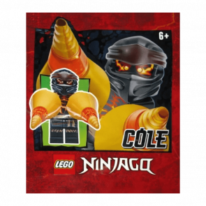 Конструктор Lego Фігурка Cole Foil Pack #8 Spinjitzu Burst Ninjago 892071 njo612 Новий - Retromagaz