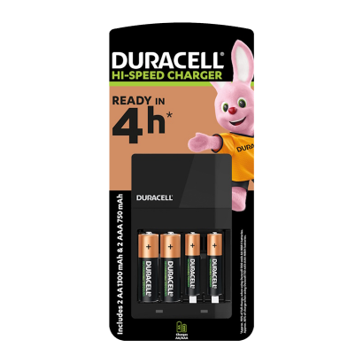 Зарядний Пристрій Duracell AA 4шт 1300mAh + AAA 750mAh + Cef 14 - Retromagaz