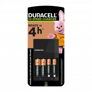 Зарядное Устройство Duracell AA 1300mAh + AAA 750mAh + Cef 14 4шт - Retromagaz