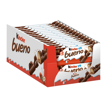 Набір Батончик Kinder Bueno 2 Pieces 43g 30шт - Retromagaz