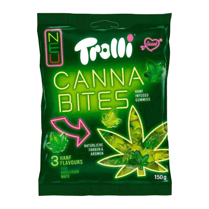 Конфеты Жевательные Trolli Cannabites 150g - Retromagaz