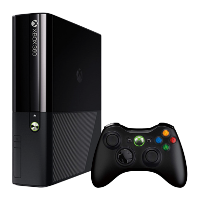 Консоль Microsoft Xbox 360 E Freeboot 250GB Black + 5 Встроенных Игр Б/У - Retromagaz