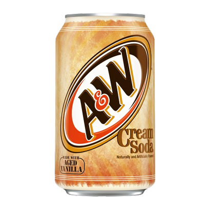 Напиток A&W Cream Soda No Caffeine 355ml - Retromagaz