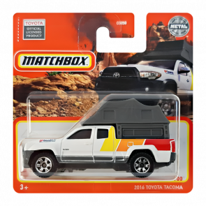 Машинка Большой Город Matchbox 2016 Toyota Tacoma Off-Road 1:64 HFT21 White - Retromagaz