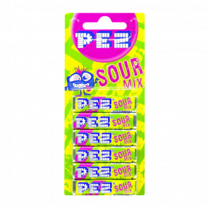 Цукерки Жувальні PEZ Sour Mix 6 Pieces 51g - Retromagaz