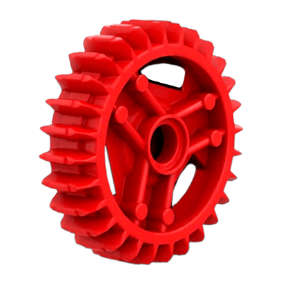 Technic Lego Шестерня 28 Tooth Double Bevel 65413 6285646 Red Б/У - Retromagaz