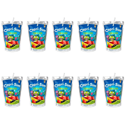 Набор Напиток Соковый Capri-Sun Fun Monster Alarm 200ml 10шт - Retromagaz