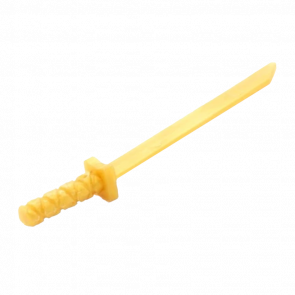 Оружие Lego Меч 4шт Shamshir Katana 21459 30173b 6374068 Bright Light Yellow Б/У - Retromagaz