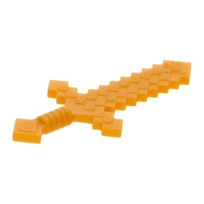 Зброя Lego Minecraft Sword Pixelated 18787 6093621 Pearl Gold Б/У - Retromagaz