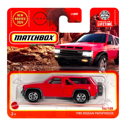 Машинка Большой Город Matchbox 1985 Nissan Pathfinder Off-Road 1:64 HVN45 Red - Retromagaz