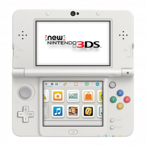 Консоль Nintendo 3DS FAT New Модифікована 32GB White + 10 Вбудованих Ігор Б/У - Retromagaz