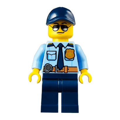 Фігурка Lego Police 973pb2600 Officer Shirt with Dark Blue City cty0981 Б/У - Retromagaz