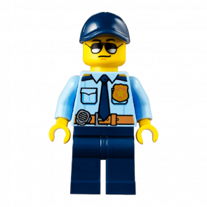 Фігурка Lego Police 973pb2600 Officer Shirt with Dark Blue City cty0981 Б/У