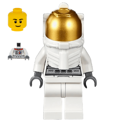 Фигурка Lego Space Port 973pb2018 Astronaut Male City cty0561 2 Б/У - Retromagaz