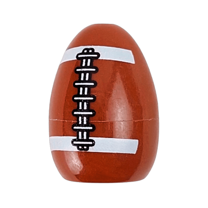 Спорт RMC 2шт American Football Ball with Lacing Pattern Reddish Brown Новий - Retromagaz