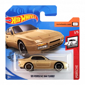 Машинка Базова Hot Wheels '89 Porsche 944 Turbo Porsche 1:64 GHF07 Gold - Retromagaz