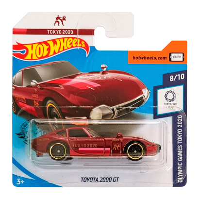 Машинка Базова Hot Wheels Toyota 2000GT Olympic Games Tokyo 2020 1:64 GHC98 Red - Retromagaz