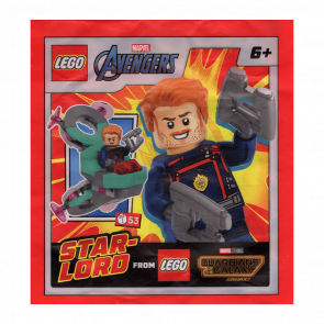 Конструктор Lego Фігурка Star Lord Paper Bag Super Heroes 242402 sh0873 Новий - Retromagaz