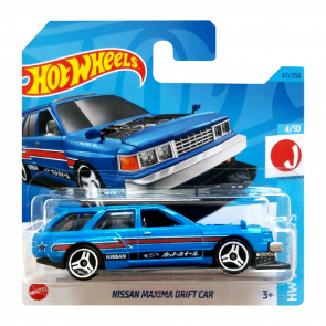 Машинка Базовая Hot Wheels Nissan Maxima Drift Car J-Imports 1:64 HKK65 Light Blue