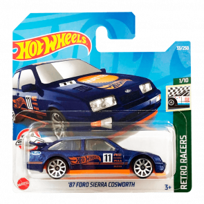 Машинка Базова Hot Wheels '87 Ford Sierra Cosworth Retro Racers 1:64 HCW87 Dark Blue - Retromagaz