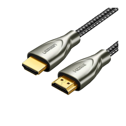 Кабель Ugreen HD131 Carbon Fiber Zinc Alloy HDMI 2.0 - HDMI 2.0 3m - Retromagaz