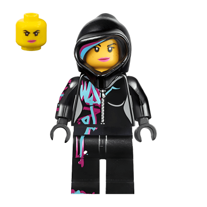 Фігурка Lego The Lego Movie Lucy Wyldstyle Closed Mouth Hood Up Cartoons tlm017 Б/У - Retromagaz