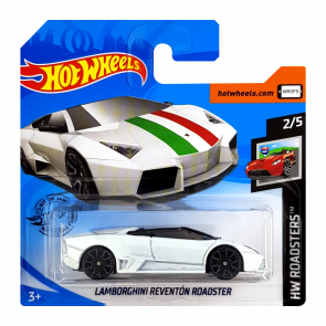 Машинка Базова Hot Wheels Lamborghini Reventon Roadster Roadsters 1:64 FYF70 White - Retromagaz