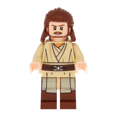 Фігурка Lego Джедай Qui-Gon Jinn Star Wars sw0810 1 Б/У - Retromagaz