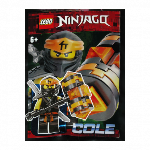 Конструктор Lego Фігурка Cole Foil Pack #7 Secrets of the Forbidden Spinjitzu Ninjago 892062 njo532 Новий - Retromagaz