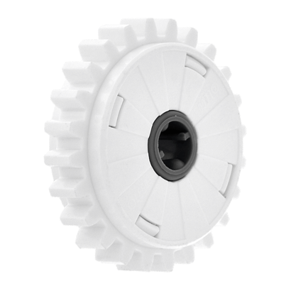 Technic Lego Шестерня 24 Tooth Clutch 60c01 76244c01 4540381 6025005 6036892 6198486 White Б/У - Retromagaz