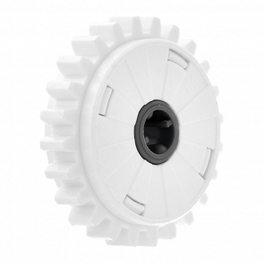 Technic Lego Шестерня 24 Tooth Clutch 60c01 76244c01 4540381 6025005 6036892 6198486 White Б/У - Retromagaz