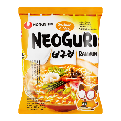 Лапша Nongshim Ramen Neoguri с Морепродуктами Средне Острая 120g - Retromagaz