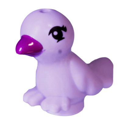 Фігурка Lego Повітря Bird Friends Elves Violet with Magenta Beak and Black Eyes Animals 98388pb06 1 6133560 Lavender Б/У - Retromagaz