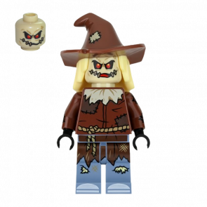 Фигурка Lego DC Scarecrow Reddish Brown Floppy Hat Super Heroes sh0391 Б/У