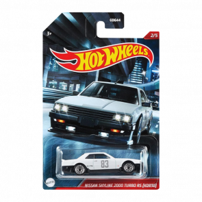 Тематична Машинка Hot Wheels Nissan Skyline 2000 Turbo RS (KDR30) Cult Racers 1:64 GRP19 White - Retromagaz