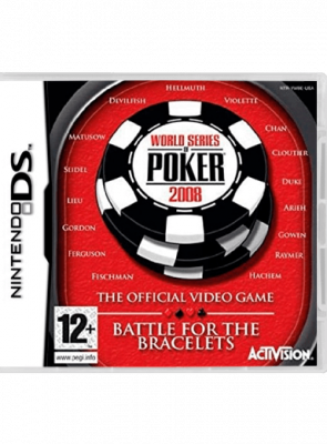 Гра Nintendo DS World Series of Poker 2008: Battle for the Bracelets Англійська Версія Б/У - Retromagaz