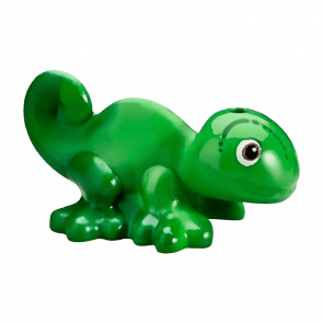 Фигурка Lego Земля Chameleon Friends with Black Reddish Brown and White Eyes Green Pattern Animals 15678pb01 1 6056845 Bright Green Б/У