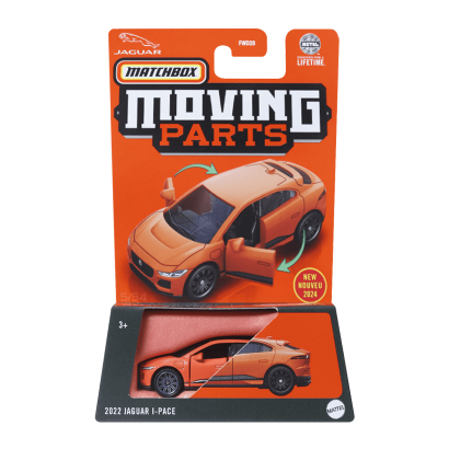 Тематична Машинка Matchbox 2022 Jaguar L-Pace Moving Parts 1:64 FWD28/HVM85 Orange - Retromagaz